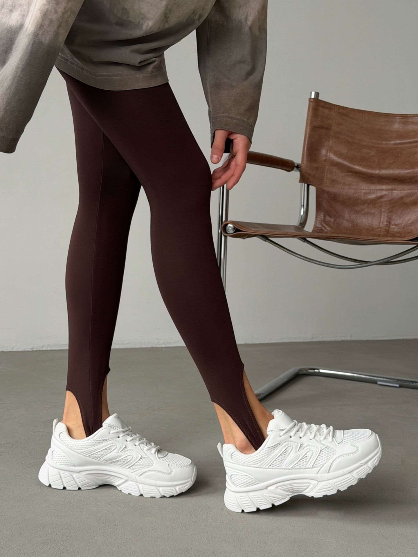 Кросівки з сіткою білі