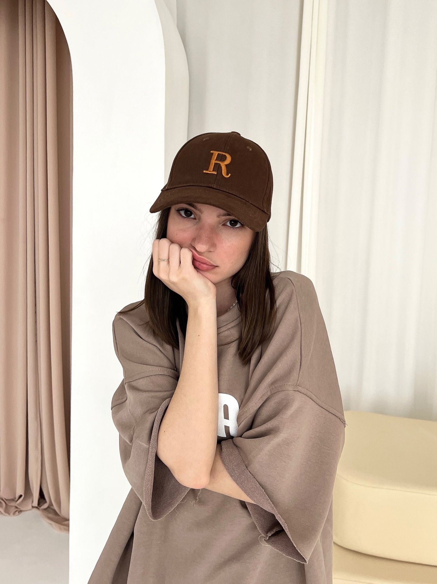 Кепка Reyslin коричнева