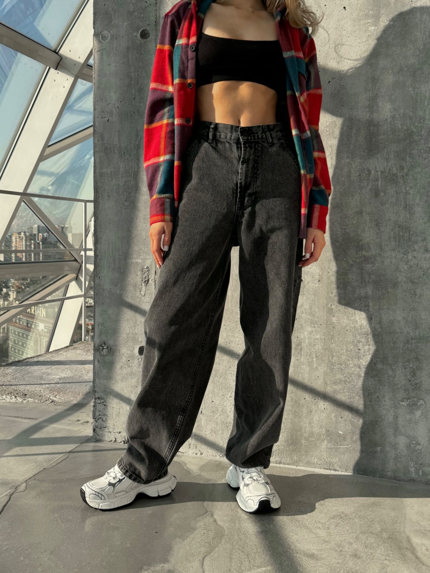 Джинси Skater сірі