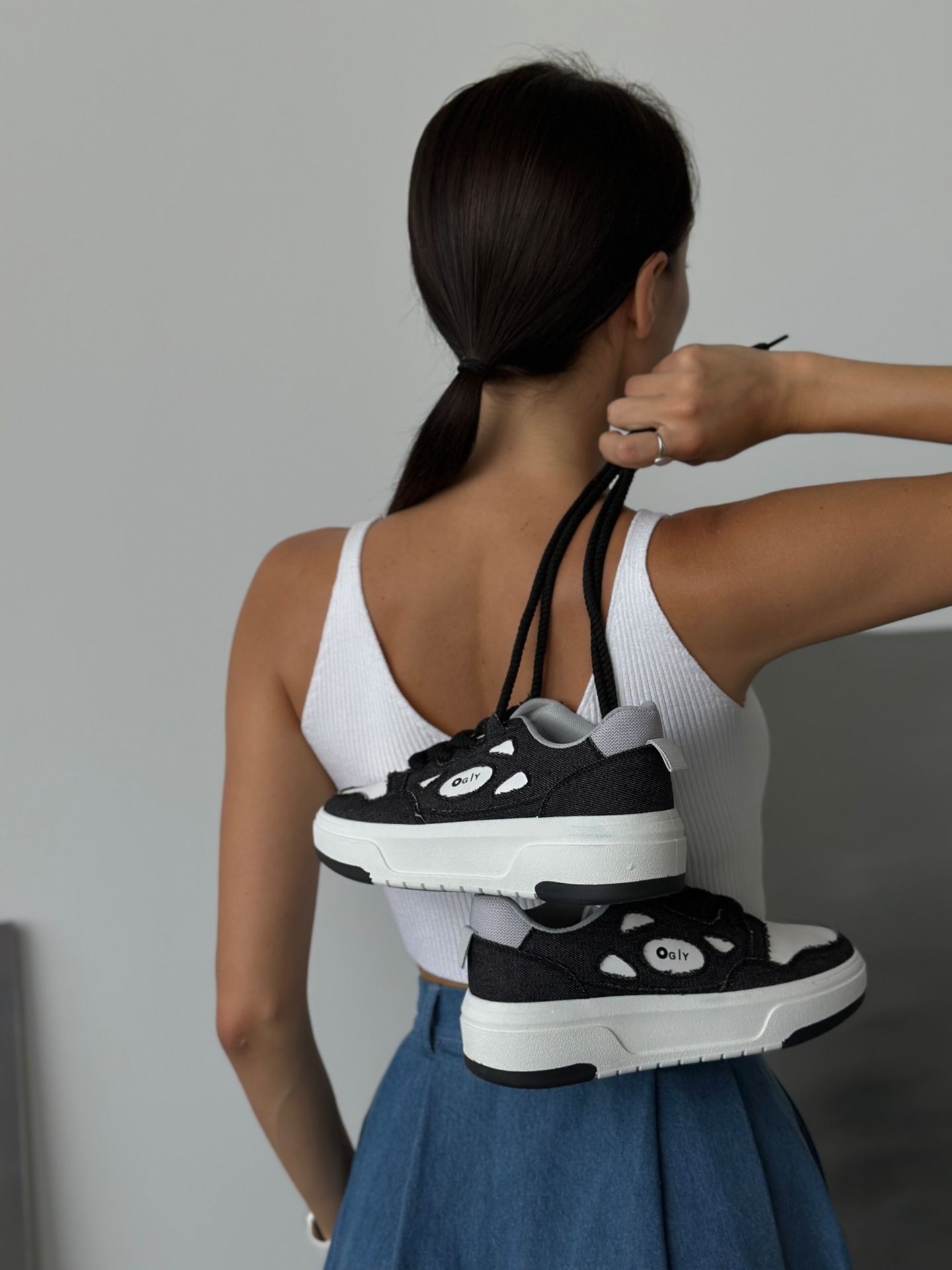 Кеди Ogly чорно-білі