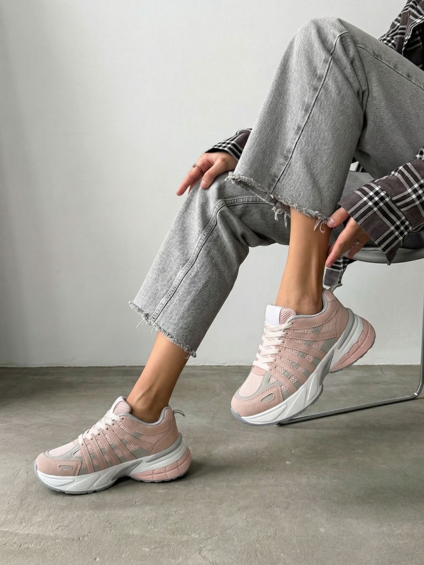 Кросівки повсякденні рожеві