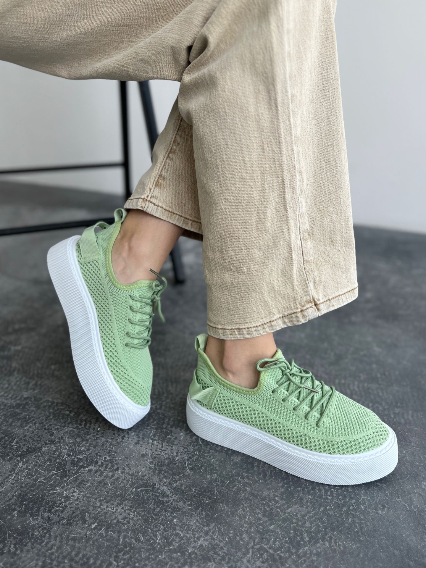 Кеди Cushy зелені