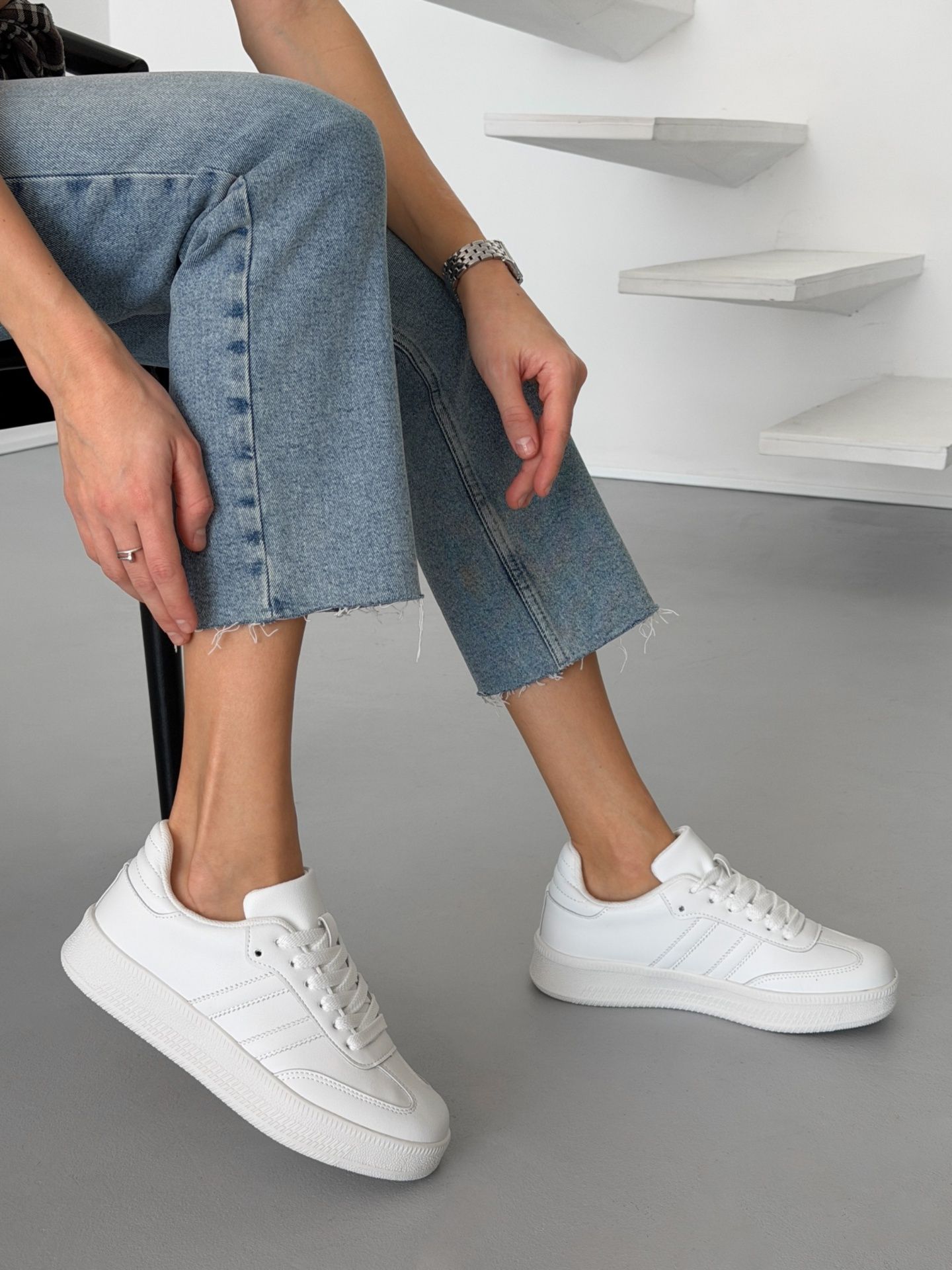 Кеди базові білі