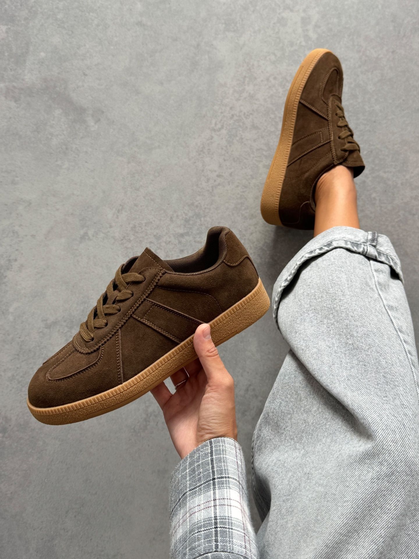 Кеди повсякденні темно-брунатні