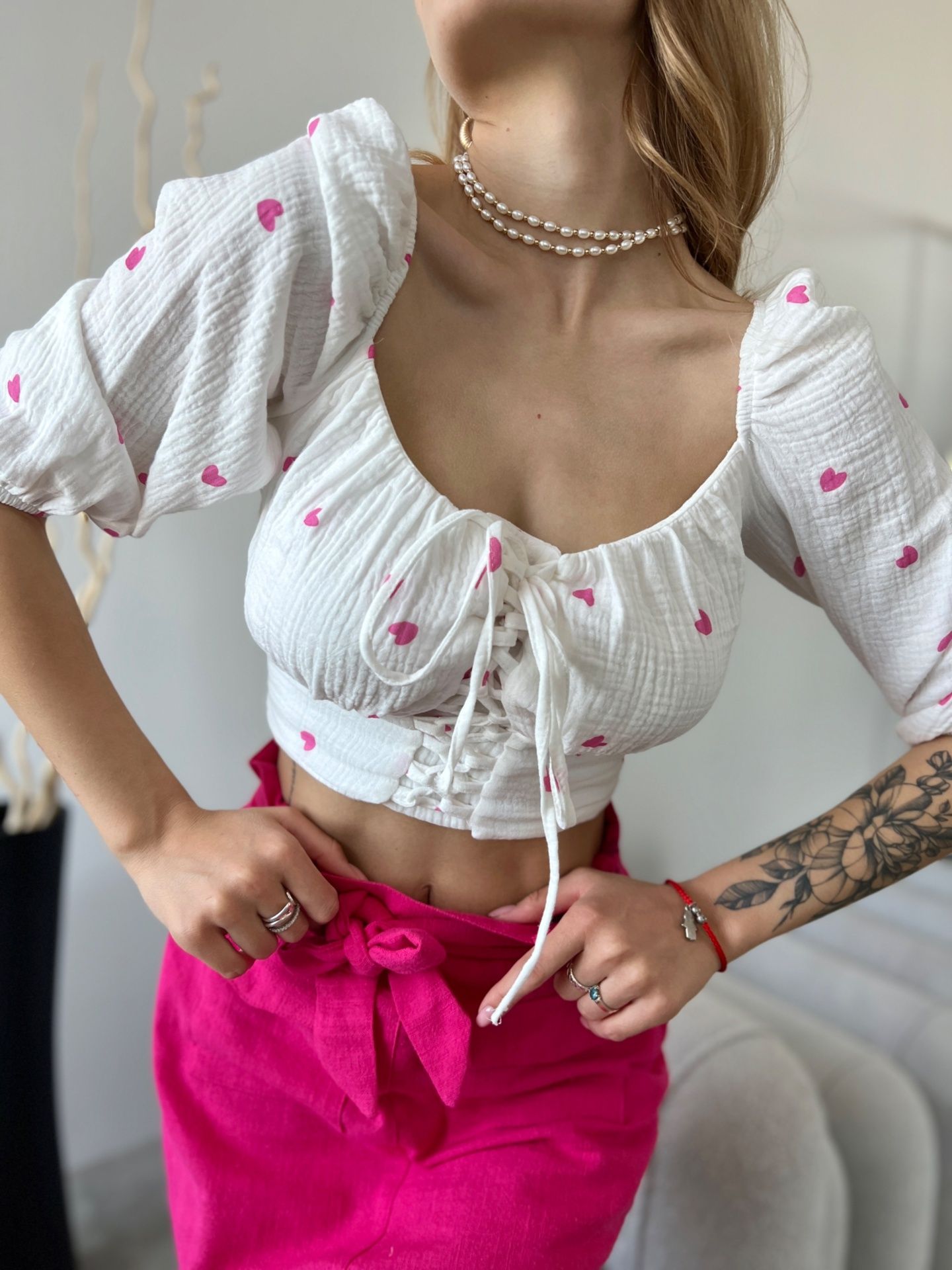 Топ Oddly з принтом