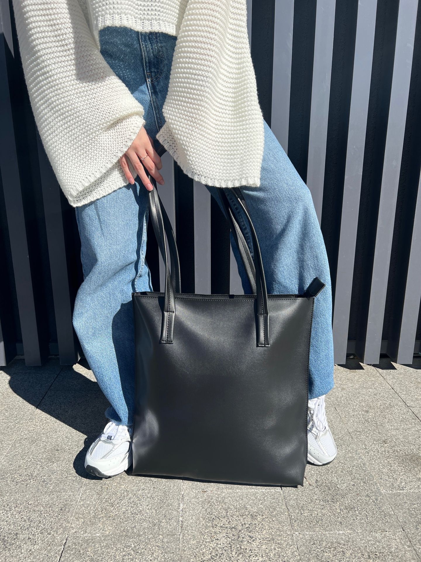 Сумка шопер чорна