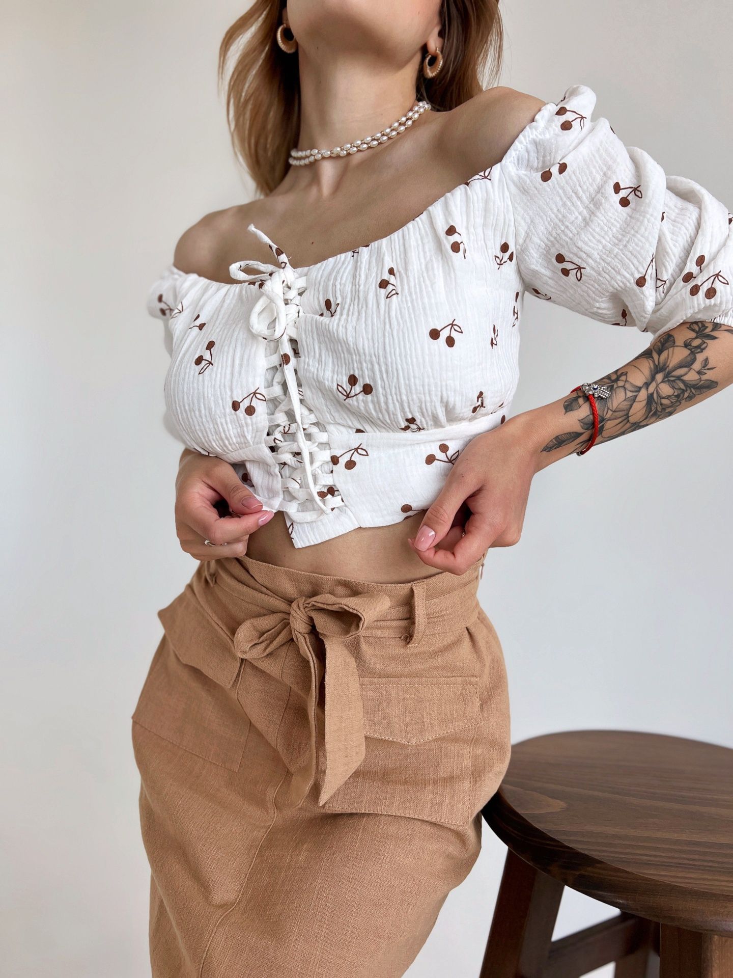 Топ Oddly з принтом