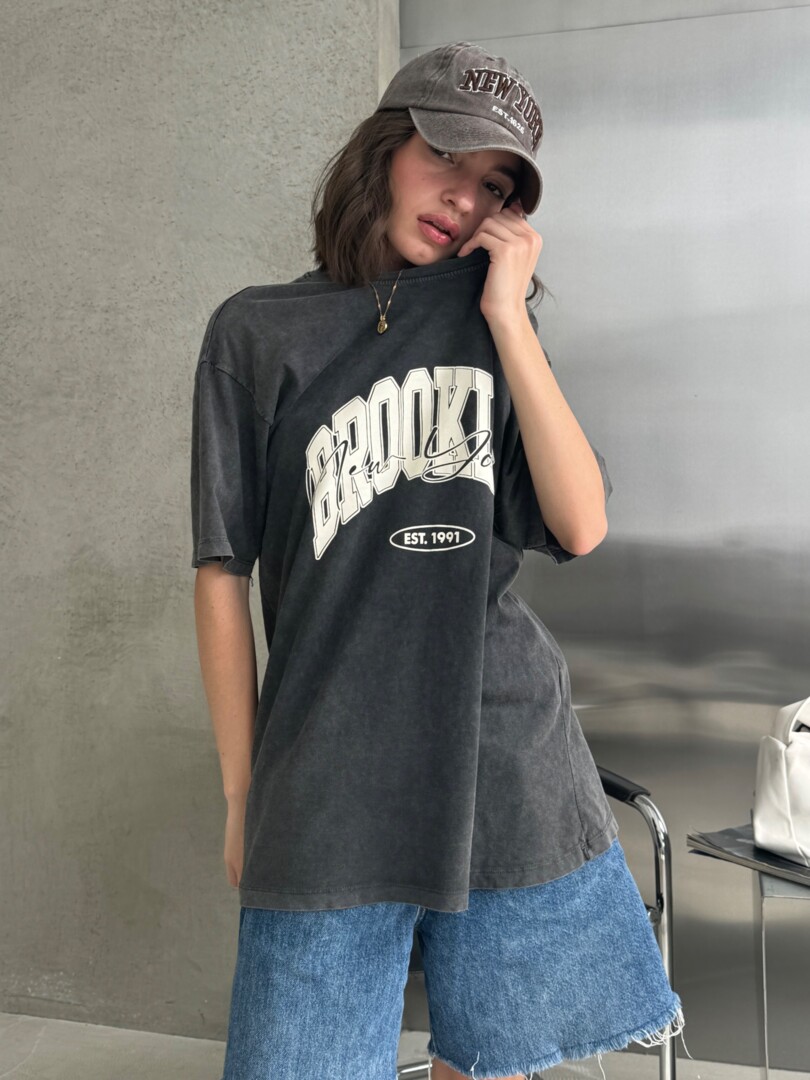 Футболка Brooklyn виварена | LadyBoom