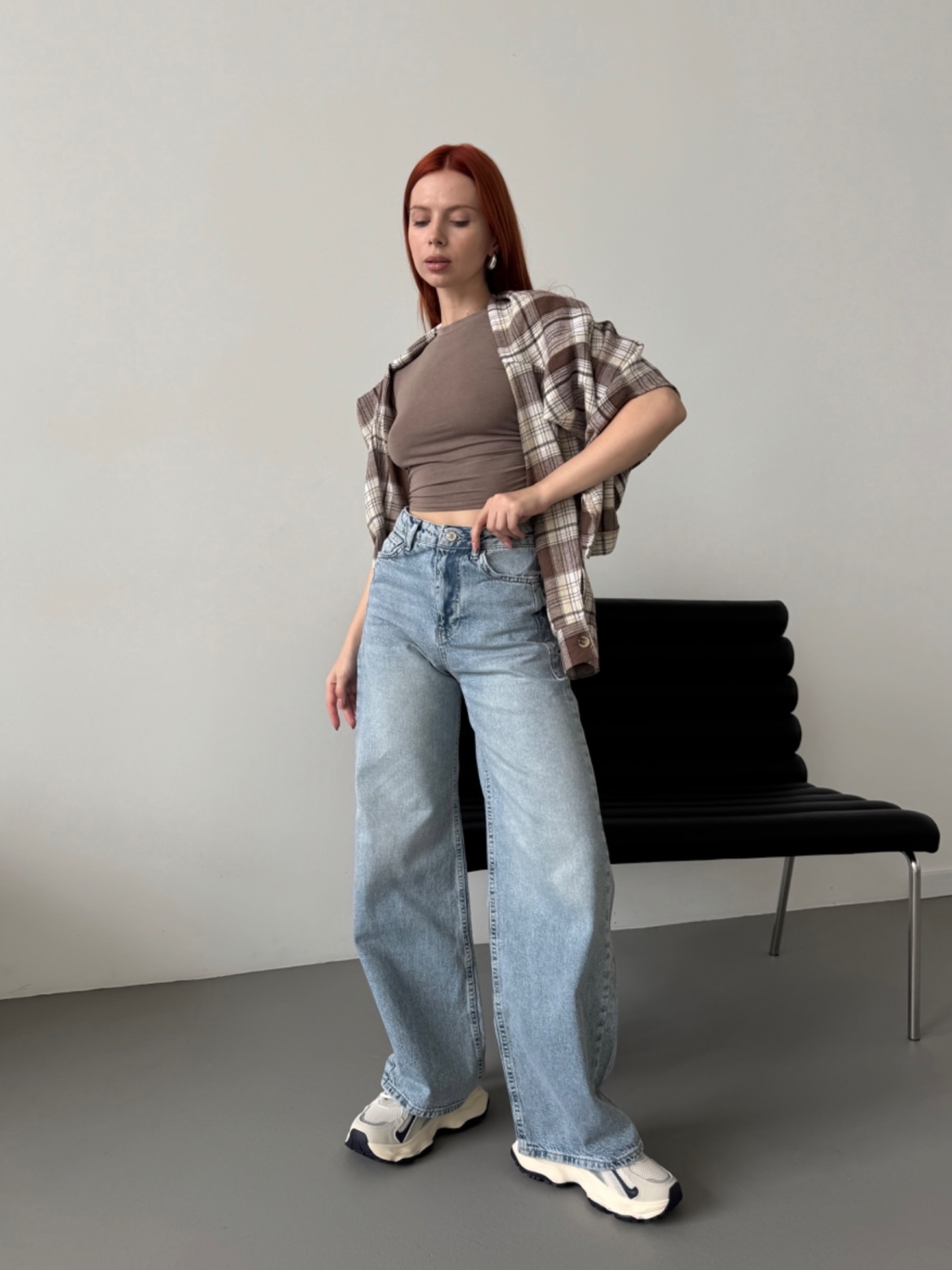 Джинси  WIDE LEG блакитні