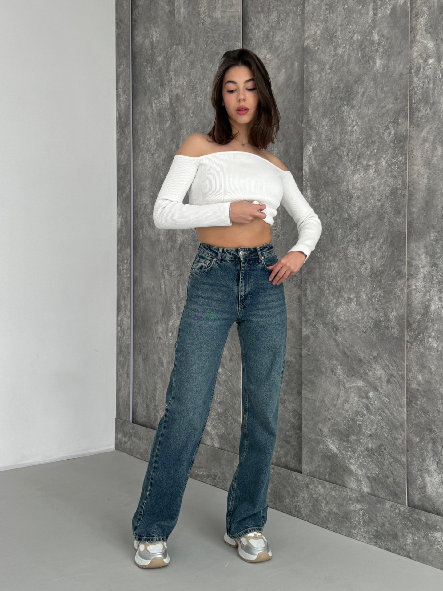 Джинси STRAIGHT FIT сині